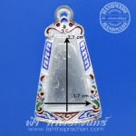 ตลับผงสุพรรณ เงินแกะลาย ลงยา ปิดหลัง 92.5%