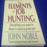 the elements of job hunting john noble ราคา 150