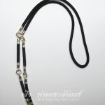 สร้อยคอเชือกร่ม แบบห้าห่วง เงินแท้