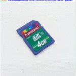 Memory Card Transcend รุ่น SDHC, 4GB, class 4