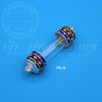 ตะกรุดเงินแกะลาย ลงยา 92.5 No.9