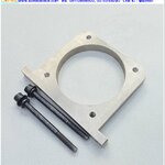 หน้าแปลนมอเตอร์ DIY รุ่น Aluminium, ระยะรูยึด 85 mm, หนา15mm, Dia. 94 mm.