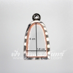 ตลับปู่ทวด พิมพ์กลาง สองหน้า สแตนเลสพุก