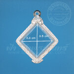 ตลับข้าวหลามตัด เงินแกะลาย 92.5%