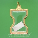 ตลับมเหศวร ทองเหลือง แกะลาย ชุบทอง