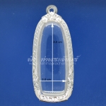 ตลับพระลีลา เงินแกะลาย 92.5%