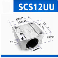 SCS12UU(12mm)ตัวสั้น