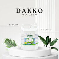 4.5 ลิตรDAKKO B-Clear น้ำยาล้างจานสูตรประหยัด กลิ่นมะนาว