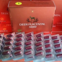 แบ่งขายขนาด 30 เม็ด Wealthy Health Deer Placental 50,000 mg รกกวางอาหารเสริมต้านชรา ชะลอวัย ผิวอ่อนเยาว์