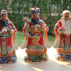 ฮกลกซิ่ว 16 นิ้ว งานดินเจี๊ยอวง