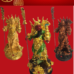 เทพเจ้ากวนอู ปางประทานทรัพย์ 7.5 นิ้ว