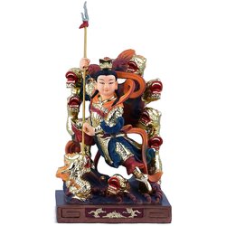 นาจา หน่าจา โลเฉี้ย 9 มังกร สูง 9 นิ้ว (ไม่รวมความสูงหอก)