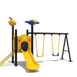 เครื่องเล่นสนาม ชุด Airplane slider & Swing