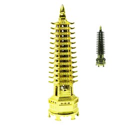 Sea2Sun เจดีย์โลหะทรงเก๋งจีน 13 ชั้น สูง 10นิ้ว