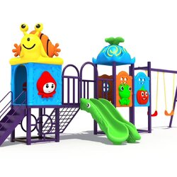 เครื่องเล่นสนามกลาง ชุด หอยทากหรรษาและผองเพื่อน หรรษาหอยทากแสนสนุก