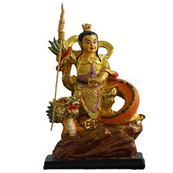 เทพนาจาปราบมาร ทรงมังกร 8 นิ้ว