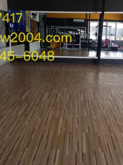 กระเบื้องยางลายไม้ สี W-7417