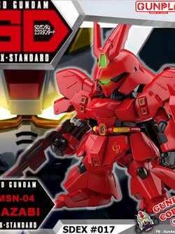 BANDAI SD EX-STANDARD 017 SAZABI โมเดล กันดั้ม กันพลา ร้านพีเอสทอยแลนด์