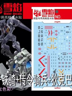 ดีคอลน้ำ HGTWFM PHARACT / HGTWFM ZOWORT / HGTWFM TICKBALANG HG-67 Water Decal Fluorescent color สติ๊กเกอร์น้ำสะท้อนแสงเมื่อส่องด้วย UV Blacklight