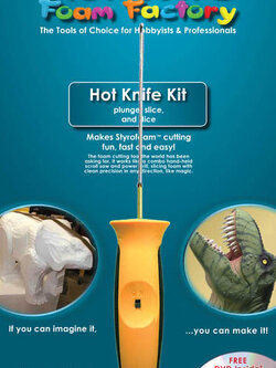 เครื่องตัดโฟม Hot wire (Hot knifev รุ่น K11S)ขนาด 2.75 นิ้ว