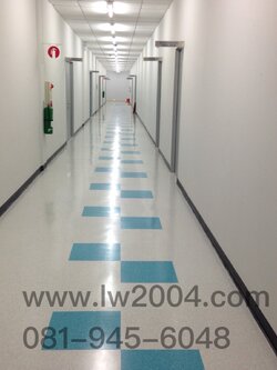 ตัวอย่างกระเบื้องยางสีพื้น