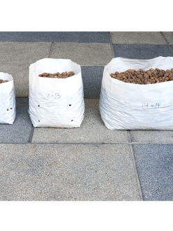 ถุงเพาะชำสีขาว ขนาด 5x10 นิ้ว เกรด A เนื้อ HD เจาะรู (กิโลกรัม)