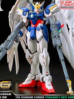 BANDAI RG WING GUNDAM ZERO EW โมเดล กันดั้ม กันพลา PS TOYLAND