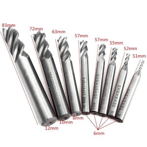 ดอกกัด เอ็นมิล ไฮสปีดสตีล HSS end mill