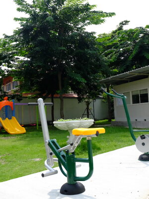 เครื่องออกกำลังกายกลางแจ้ง อุปกรณ์ที่ควรมีไว้ในโรงเรียน