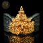 แหวนพญาครุฑ มหาจักรพรรดิ หลวงตาม้า วัดถ้ำเมืองนะ เนื้อ2กษัติย์ ไซส์ 52