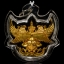พญาครุฑเวนไตร หลวงพ่อ สุชาติ เนื้อทองสุบรรณ เลี่ยมพลาสติกพร้อมใส่