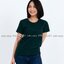 S เสื้อยืด สีเขียวหัวเป็ด คอกลม แขนสั้น Size S