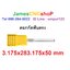 ดอกกัดฟันตรง 3.175 mm Straight Flute Mill