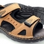 Leather sandals with backstrap (men)