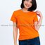 XL เสื้อยืด สีส้ม คอกลม แขนสั้น Size XL