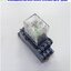 Relay Omron รุ่น MY4N-GS, Coil 24VDC + Socket (LED กลับขั้วได้)