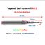 R0.5x15xD4x50 mm Tapered ball nose end mill TiAlN Carbide coat