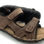Leather sandals with backstrap (men)
