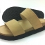 Cork sole leather sandals(men)