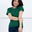 XL เสื้อยืด สีเขียวใบไม้ คอกลม แขนสั้น Size XL