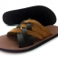 Leather sandals without backstrap (men)