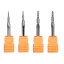R0.25,R0.5,R0.75,R1.0 X 15 X D4X 50 mm Set 4 ดอกTapered ball nose end mill บอลมิลปลายเรียว คาร์ไบด์ 2 ฟัน