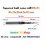 R0.25x20xD6x50 mm Tapered ball nose end mill TiAlN Carbide coat