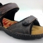 Leather sandals with backstrap (men)