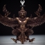 พญาครุฑ รุ่น บังเกิดทรัพย์ วัดครุฑธาราม เนื้อโลหะขันลงหิน รุ่นแรก