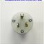 Male Plug Hubbell รุ่น HBL5266C, 3 ขา, 2 Pole, 3 Wire Grounding, 15A, 125V