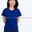 3XL เสื้อยืด สีน้ำเงิน คอกลม แขนสั้น Size 3XL