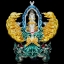 พญาครุฑจอมราชันย์ ครูบาแบ่ง วัดโตนด จ.นครราชสีมา เนื้อเงินลงยา หมายเลข 173