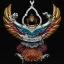 พญาครุฑ รุ่น เศรษฐีมหาเศรษฐี วัดครุฑ อยุธยา เนื้อทองขาวลงยาราชาวดี