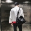 กระเป๋าทรงกระบอก กระเป๋าสะพายข้าง duffel cylinder | CYD001 black